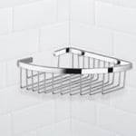 Nameeks NFA033 By Nameek's General Hotel Matte Black Corner Shower Basket -  TheBathOutlet