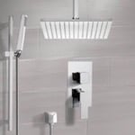 Remer SFR7507 Shower System with Ceiling 12 Inch Rain Shower Head and Hand Shower