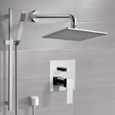 Remer SFR7163 By Nameek's Rendino Chrome Shower System with 8