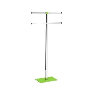 Talora Freestanding Double Floor Towel Rack Stand Organizer