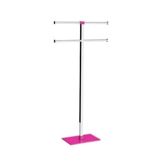 Talora Freestanding Double Floor Towel Rack Stand Organizer