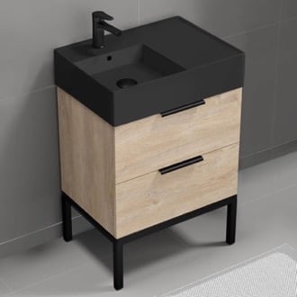 24 Inch Bathroom Vanity with Sink for Small Space Modern Design