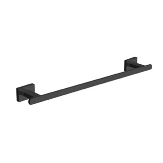 Wall Mounted 4 Piece Matte Black Bathroom Hardware Set, Nameeks BHS01