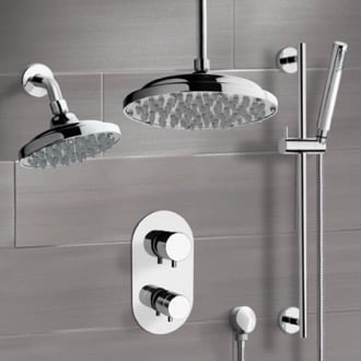 Thermostatic Shower Set with Handheld Shower