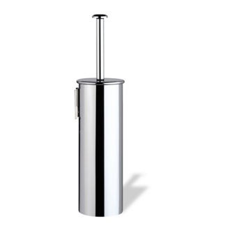 kielle Harmonia - Wall mounted toilet brush and holder, frosted  glass/chrome 40523000