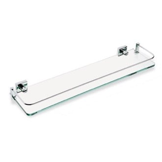 Ivy Bronx Cresencio Bathroom Wall Shelves Glass Bathroom Shelf