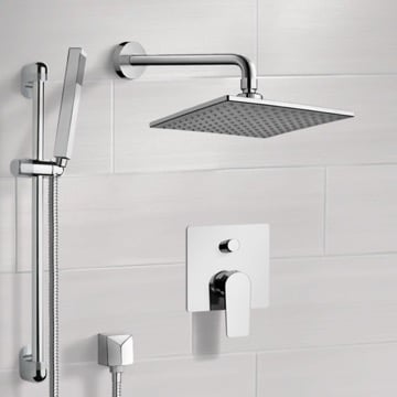 Remer SFR22 By Nameek's Galiano Chrome Thermostatic Shower System with ...