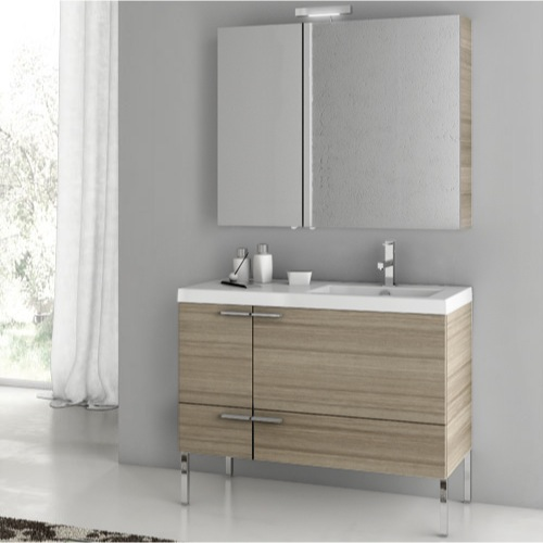 ACF ANS26-Larch Canapa Free Standing Bathroom Vanity, Larch Canapa, 40 Inch