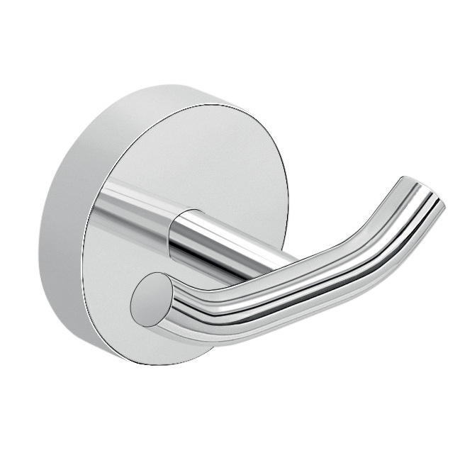Double Robe Hook in Chrome