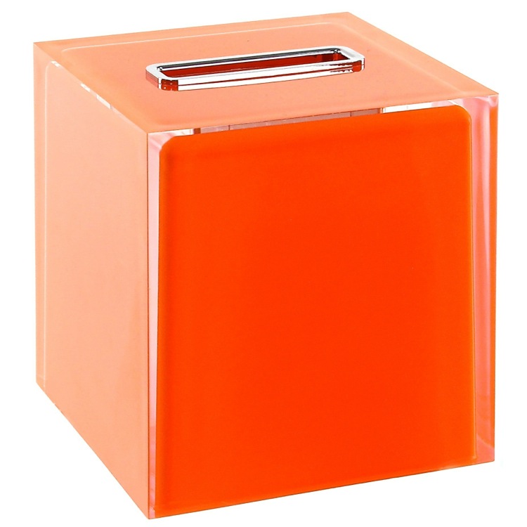 orange tissue box