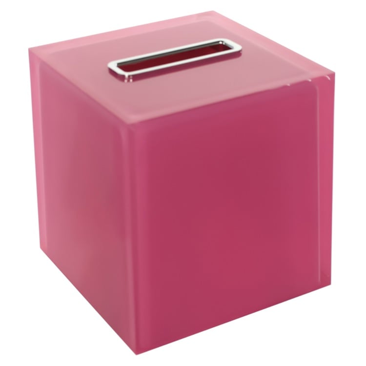 tissue box cover pink