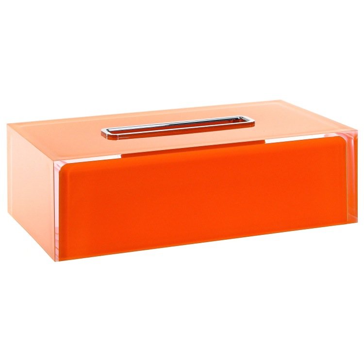 orange tissue box cover