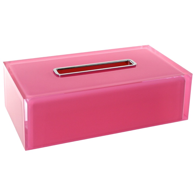tissue box cover pink