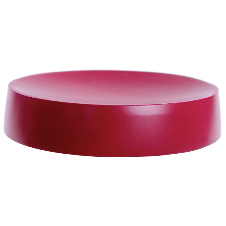 Free Standing Yucca Dish TheBathOutlet YU11-53 Gedy Nameek\'s Ruby - Round By in Red Soap Resin