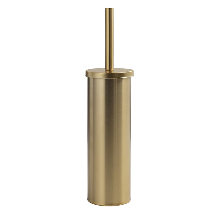 Gedy 5233-88 Matte Gold Round Toilet Brush