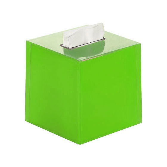 green tissue box