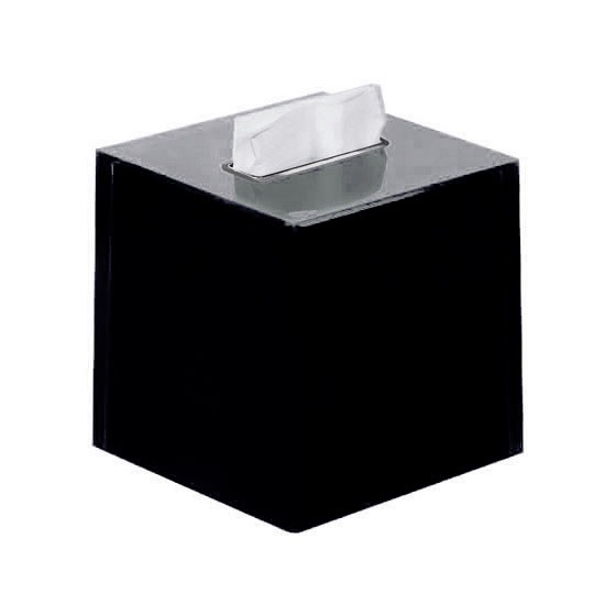 black tissue box cover