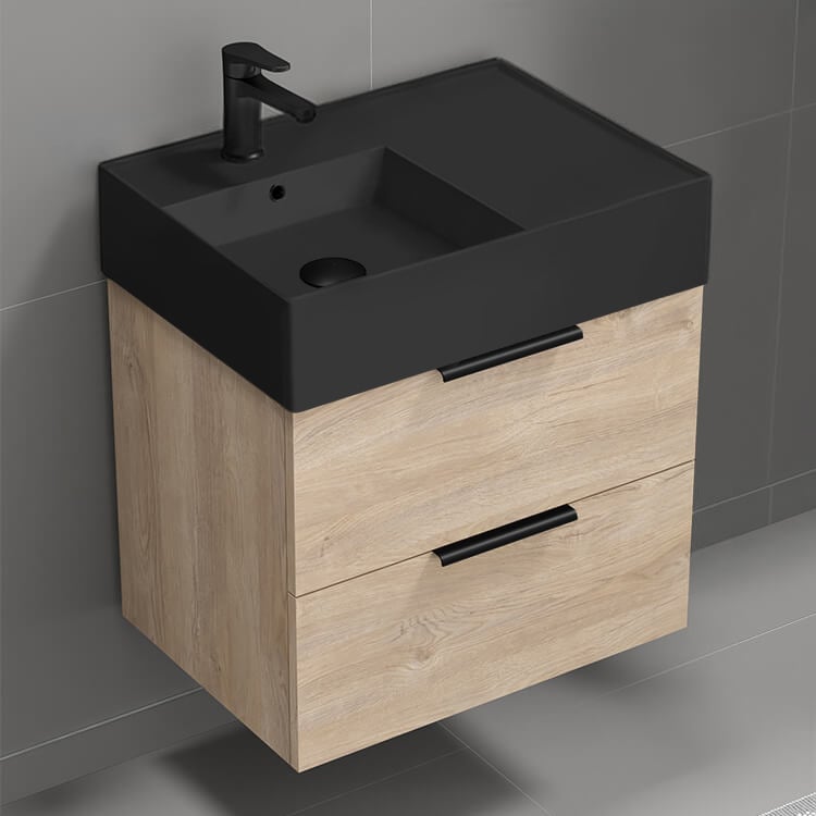 24 Bathroom Vanity Cabinet Single Wood Vessel Sink Top Sink Cabinet Modern