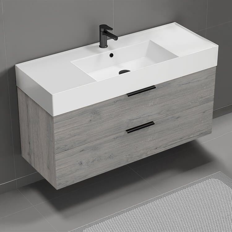 Nameeks DERIN494 By Nameek's Derin 48 Inch Floating Single Bathroom ...