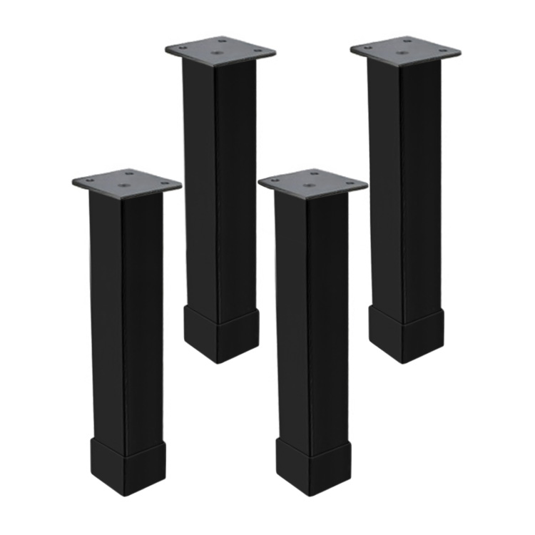 Nameeks AA503 Kit of 4 Matte Black Vanity Cabinet Feet