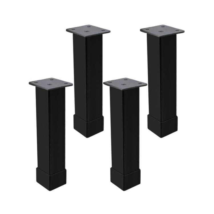 Nameeks AA501 Kit of 4 Matte Black Vanity Cabinet Feet