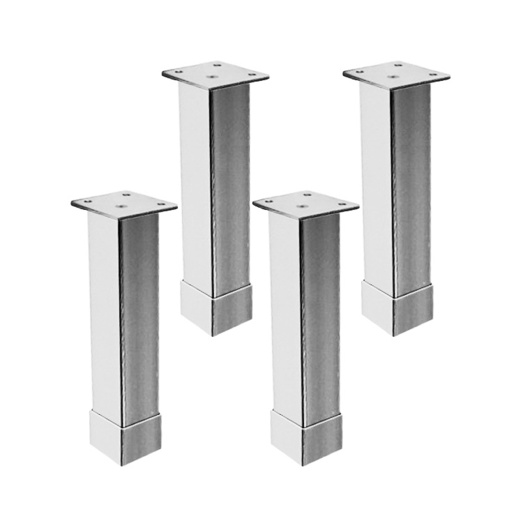 Nameeks AA500 Kit of 4 Polished Chrome Vanity Cabinet Feet