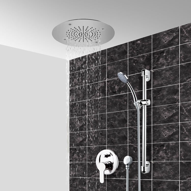 Remer Cs106 By Nameek S Rendino Chrome Shower System With 16 Rain