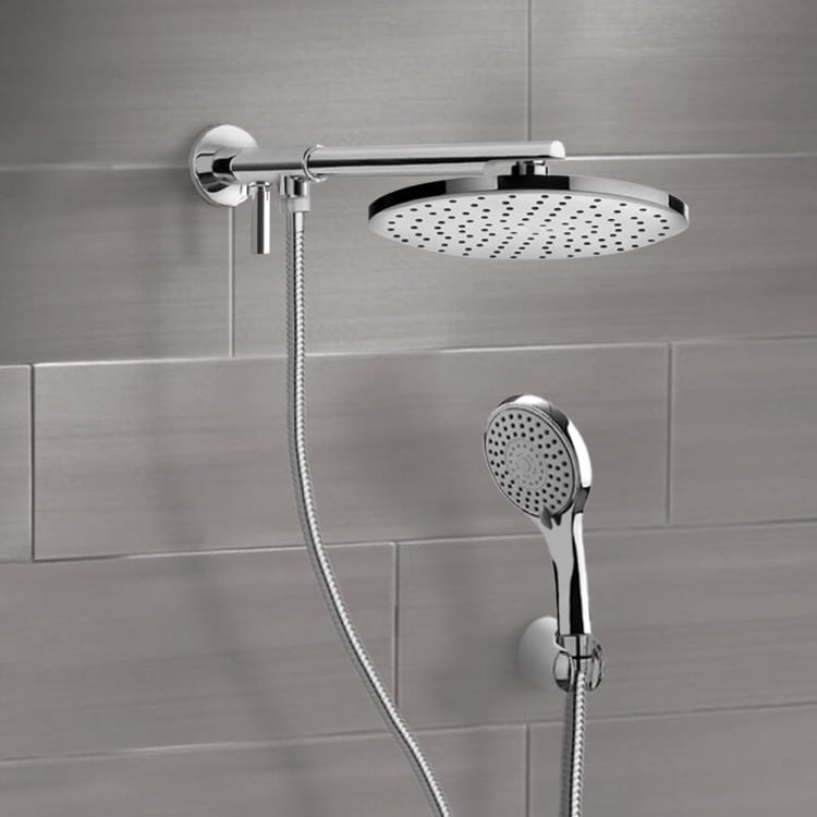 dual shower head with handheld