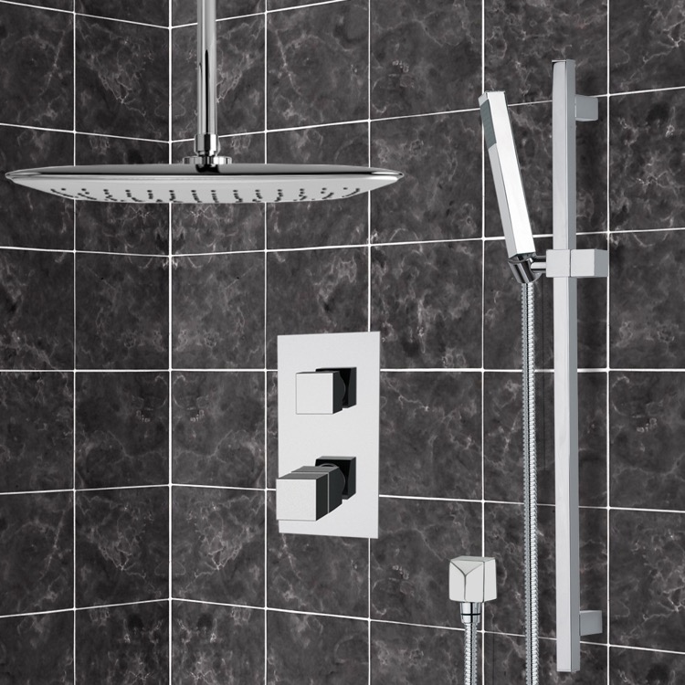 Remer Sfr7400 By Nameek S Rendino Chrome Thermostatic Shower