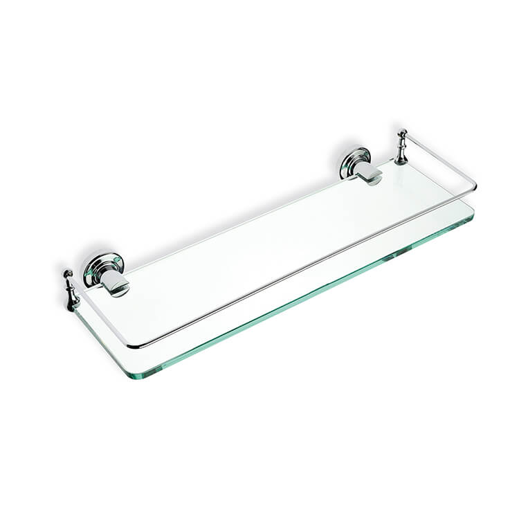 Clear Glass Bathroom Shelf, Smart StilHaus 766 by Nameeks