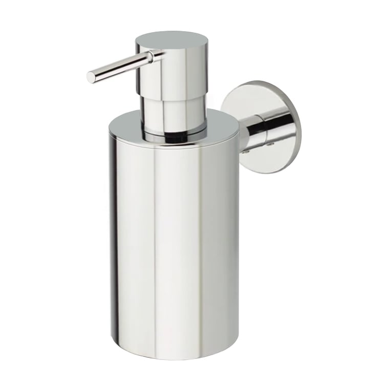 StilHaus ME30-08 Soap Dispenser, Wall Mounted, Round, Brass