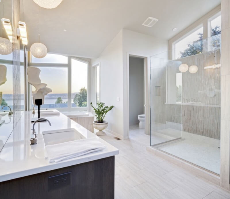 Master Bathroom: The Water Closet (Toilet Area) Is Finished