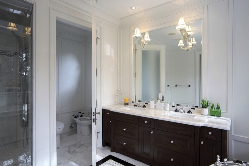 Master Bathroom: The Water Closet (Toilet Area) Is Finished