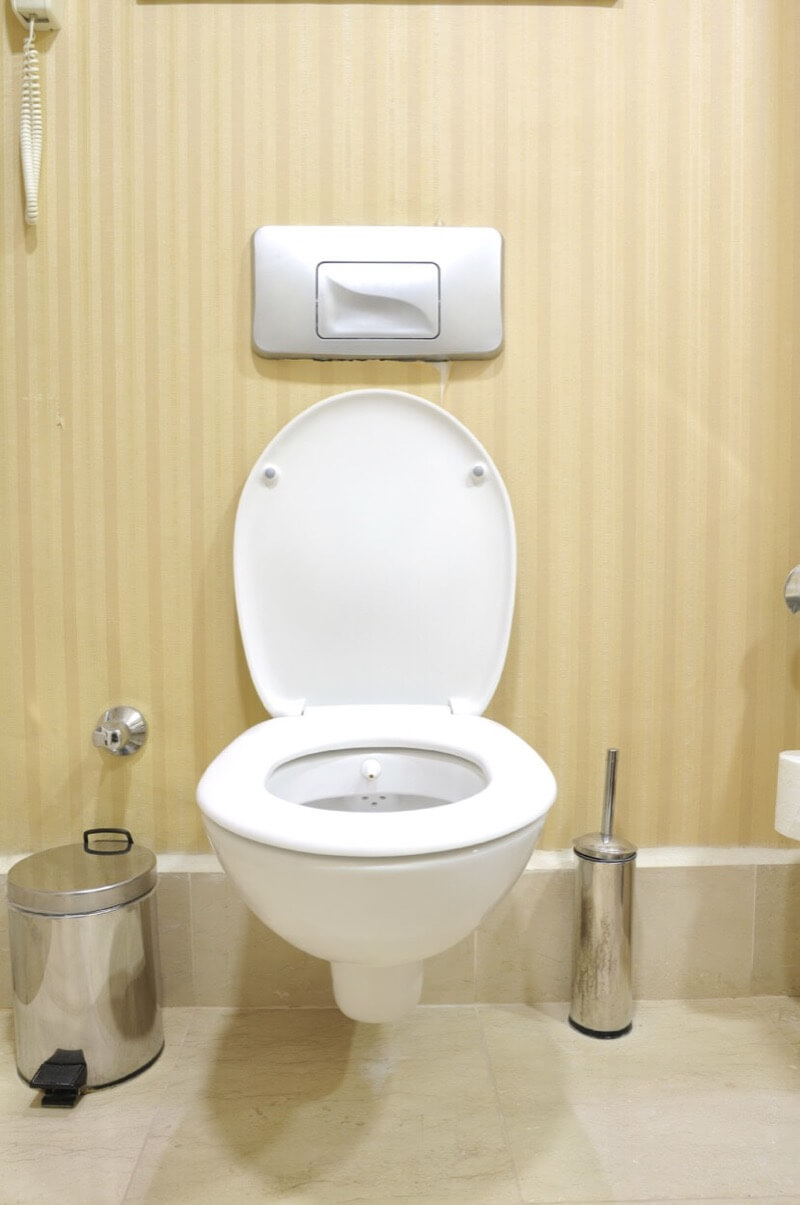 Here's why toilet flush has one large and one small button